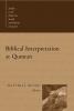 Biblical Interpretation at Qumran