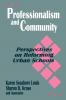 Professionalism and Community