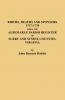 Births Deaths and Sponsors 1717-1778 from the Albemarle Parish Register of Surry and Sussex Counties Virginia