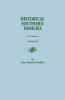 Historical Southern Families. in 23 Volumes. Volume XI