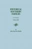Historical Southern Families. in 23 Volumes. Volume XIII