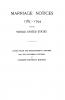 Marriage Notices 1785-1794