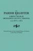 Parish Register of Christ Church Middlesex County Virginia from 1653 to 1812