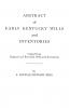 Abstract of Early Kentucky Wills and Inventories. Coopied from Original and Recorded Wills and Inventories