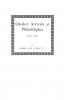 Quaker Arrivals at Philadelphia 1682-1750