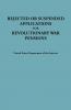 Rejected or Suspended Applications for Revolutionary War Pensions