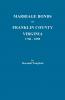 Marriage Bonds of Franklin County Virginia 1786-1858