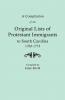 Compilation of the Original Lists of Protestant Immigrants to South Carolina 1763-1773
