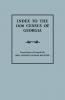 Index to the 1830 Census of Georgia