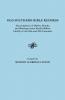 Old Southern Bible Records. Transcriptions of Births Deaths and Marriages from Family Bibles Chiefly of the 18th and 19th Centuries