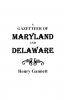 Gazetteer of Maryland and Delaware