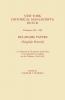 New York Historical Manuscripts