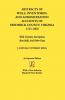 Abstracts of Wills Inventories...Frederick Co. Va (An Improved)