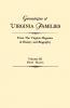 Genealogies of Virginia Families from the Virginia Magazine of History and Biography. in Five Volumes. Volume III