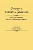 Genealogies of Virginia Families from Tyler's Quarterly Historical and Genealogical Magazine. in Four Volumes. Volume II
