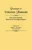 Genealogies of Virginia Families from Tyler's Quarterly Historical and Genealogical Magazine. in Four Volumes. Volume IV