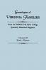 Genealogies of Virginia Families from the William and Mary College Quarterly Historical Magazine. in Five Volumes. Volume III