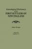 Genealogical Dictionary of the First Settlers of New England Showing Three Generations of Those Who Came Before May 1692. in Four Volumes. Volume II
