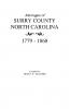 Marriages of Surry County North Carolina 1779-1868
