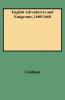 English Adventurers and Emigrants 1609-1660