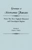 Genealogies of Mayflower Families from the New England Historical and Genealogical Register. in Three Volumes. Volume I