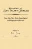 Genealogies of Long Island Families from the New York Genealogical and Biographical Record. in Two Volumes. Volume II