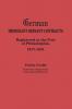 German Immigrant Servant Contracts. Registered at the Port of Philadelphia 1817-1831