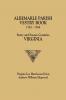 Albemarle Parish Vestry Book 1742-1786. Surry and Sussex Counties Virginia