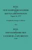 Roll of New Hampshire Soldiers at the Battle of Bennington August 16 1777 Published with Roll of New Hampshire Men at Louisburg Cape Breton 1745