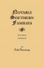 Notable Southern Families. Volume III