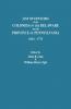 List of Officers of the Colonies on the Delaware and the Province of Pennsylvania 1614-1776