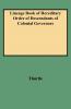 Lineage Book of Hereditary Order of Descendants of Colonial Governors