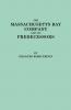 Massachusetts Bay Company and Its Predecessors