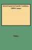 Irish Found in South Carolina--1850 Census