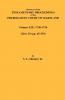 Abstracts of the Testamentary Proceedings of the Prerogative Court of Maryland. Volume XIX