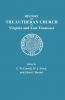 History of the Lutheran Church in Virginia and East Tennessee