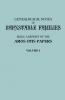 Genealogical Notes of Barnstable Families. Volume I [Massachusetts]