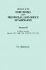 Abstracts of the Debt Books of the Provincial Land Office of Maryland. Volume III St. Mary's County. Liber 41