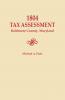 1804 Tax Assessment Baltimore County Maryland