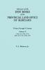 Abstracts of the Debt Books of the Provincial Land Office of Maryland