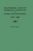 Baltimore County Marriage Evidences and Family Relationships 1659-1800