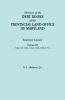Abstracts of the Debt Books of the Provincial Land Office of Maryland. Somerset County Volume III