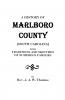 History of Marlboro County [South Carolina].