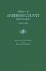 History of Anderson County [Kentucky] 1780-1936; Begun in 1884 by Major Lewis W. McKee Concluded in 1936 by Mrs. Lydia K. Bond