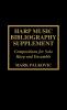 Harp Music Bibliography Supplement