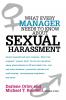 The What Every Manager Needs to Know about Sexual Harassment