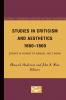 Studies in Criticism and Aesthetics 1660-1800