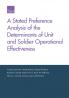 A Stated Preference Analysis of the Determinants of Unit and Soldier Operational Effectiveness