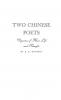 Two Chinese Poets
