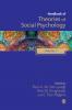 Handbook of Theories of Social Psychology